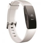 image produit Fitbit Inspire Hr, Bracelet pour La Forme au Quotidien avec Suivi Continu de leFréquence Cardiaque, Blanc , Noir