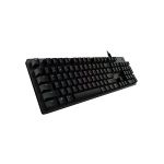 image produit Logitech G Clavier de Jeu mécanique 512, commutateurs GX-Blue Clicky Switches, éclairage RVB LIGHTSYNC, Boucle USB, boîtier en Aluminium, Touches F programmables, Disposition QWERTY US - Noir - livrable en France