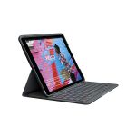 image produit Logitech Slim Folio, étui clavier pour iPad (7e, 8e et 9e générations), Clavier Espagnol QWERTY - Graphite - livrable en France