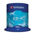 image produit Verbatim (43411) : CD-R 52x 100-pack : Optical Media