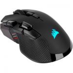 image produit Corsair Ironclaw Wireless RGB, Rechargeable Optique Souris Gaming avec Technologie Slipstream (18000DPI Optique Capteur, Rétroéclairage LED RGB) - Noir - livrable en France