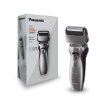 image produit Panasonic - Personalcare ES-RW33-H503 | Rasoir 2 lames Etanche 2 accessoires 30 min d'autonomie Charge complète en 12h Grilles courbes et lames internes à 30° Argenté - livrable en France