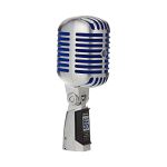 image produit Shure Super 55 deluxe Vocal Microphone - Mic Unidyne Dynamic Unidyne Vintage Supercardioid, Look Emblématique, Son Classique