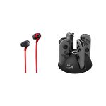 image produit HyperX Cloud Earbuds - Casque Gaming pour Nintendo Switch, Rouge + ChargePlay Quad - Chargeur pour Joycons Nintendo Switch - livrable en France