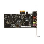 image produit ASUS Xonar SE Interne 5.1 canaux PCI-E - Cartes Sons (5.1 canaux, 24 bit, 116 DB, 110 DB, 24 bits/192 kHz, 0,00251%) & Amazon Basics Câble Optique Audio numérique TOSLINK 3 m