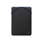 image produit HP - PC Protection réversible pour Ordinateur Portable jusqu'à 15,6 cm, Design réversible, Noir/Bleu 2F1X7AA - livrable en France