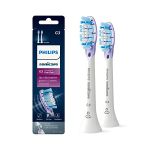 image produit Philips Sonicare Lot de 2 têtes de brosses à dents électriques soniques G3 Premium Gum Care pour la santé des dents et des gencives, Blanc (Modèle HX9054/17) - livrable en France