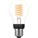 image produit Philips Hue White A60 E27 7W, ampoule vintage filament compatible Bluetooth, format standard, fonctionne avec Alexa, Google Assistant et Apple Homekit