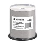 image produit Verbatim CD-R Thermal Printable No ID Brand CD-R 700 Mo 100pc (S) – Blank CDS (CD-R 700 Mo, 100 pc (S), 120 mm, 52 x, Spindle)
