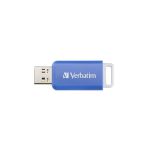 image produit Verbatim 64GB USB Flash 2.0 DataBar, Bleu