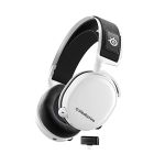 image produit SteelSeries Arctis 7+ - Casque gaming sans fil - Sans perte 2,4 GHz - 30 heures d’autonomie de la batterie - Pour PC, PS5, PS4, Mac, Android et Switch - Blanc