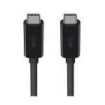 image produit Belkin - Câble USB-C 3.0 - 5 Gbps, 4K, 100 W - 2M - Noir (Certifié USB-IF)