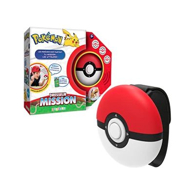 image Pokémon Bandai Dresseur Mission - Jeu électronique en Forme de Poké Ball - Jeu interactif, sans écran, à Reconnaissance vocale sur l'univers des Parle français - ZZ21117