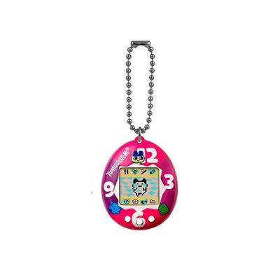 image TAMAGOTCHI Bandai Original - Purple Pink Clock - Animal électronique virtuel avec écran, 3 Boutons et Jeux - 42889