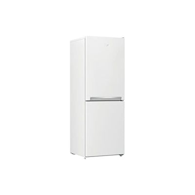 image beko - réfrigérateur combiné 54cm 229l a+ statique inox - rcsa240k30wn
