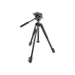 image produit Manfrotto MK190X3-2W Kit Trépied en Aluminium à 3 Sections avec Tête Fluide 2D – Trépied Photo/Vidéo pour Appareils Reflex et Hybrides, Noir/Anthracite