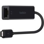 image produit Belkin - Adaptateur USB C vers Ethernet femelle - Noir (compatible avec le nouvel iPad Pro) - livrable en France