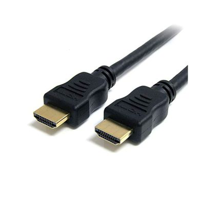 image StarTech.com Câble HDMI 1m - Câble HDMI Haut Débit 4K avec Ethernet - Cordon HDMI UHD 4K 30Hz - Bande Passante 10.2 Gbps - Câble Vidéo/Affichage HDMI 1.4 M/M 28AWG - HDCP 1.4 - Noir (HDMM1MHS)
