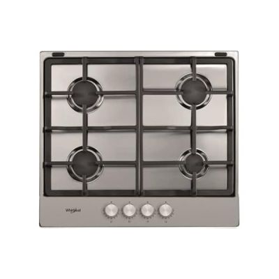image Plaque : Gaz WHIRLPOOL 4 Feux 58 / 51cm TGML660IX