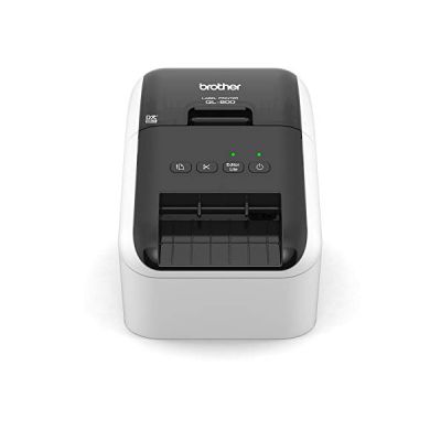 image Brother Imprimante d'étiquettes QL-800 (avec fonction d'impression rouge-noir, interface USB, impression de codes-barres, découpeuse automatique)