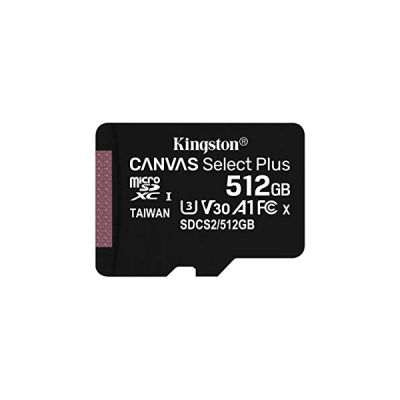 image Kingston Canvas Select Plus Carte MIcro SD SDCS2/512GBSP Class 10