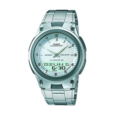 image Casio Montre chronographe pour Homme AW80D-7A avec Alarme et Pile 10 Ans