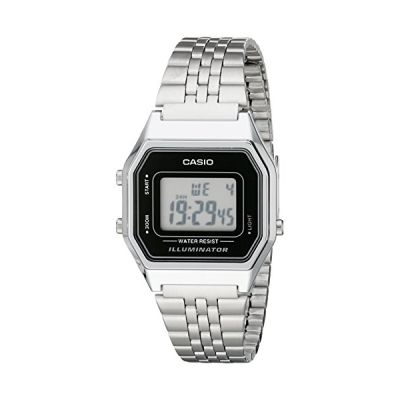 Casio - LA680WA-1D - Vintage - Montre Femme - Quartz Digital - Cadran LCD - Bracelet Acier Gris image Casio - LA680WA-1D - Vintage - Montre Femme - Quartz Digital - Cadran LCD - Bracelet Acier Gris