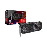 image produit ASRock Radeon RX 6500 XT Phantom Gaming 4GB OC GDDR6 Graphics Card, RDNA2, AMD FidelityFX, 1024 Streams, 2820MHz Boost Noir