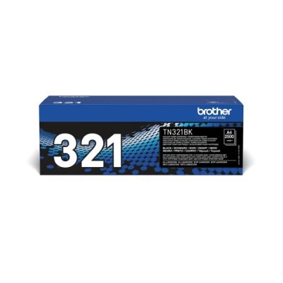 Brother TN321BK | Cartouche de toner original noir | 2500 pages