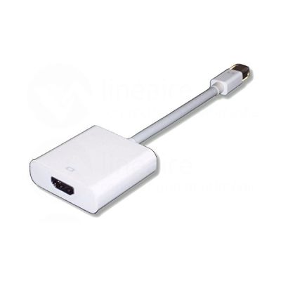 image Lineaire ADHD720 Adaptateur Mini DisplayPort mâle/HDMI Femelle 0,10 m Blanc