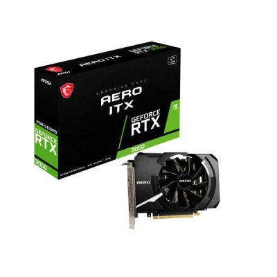 image MSI RTX 3050 Aero ITX 8G Noir