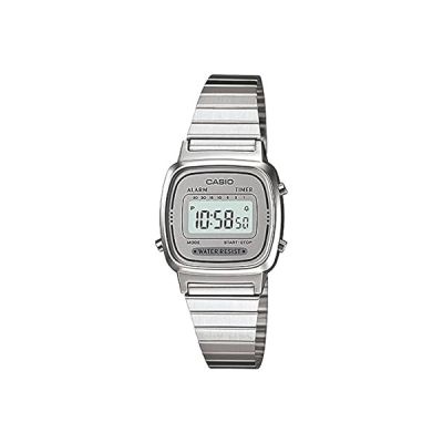 image Casio Montre Femme Digitale avec Bracelet en Acier Inoxydable – LA670WA-7D