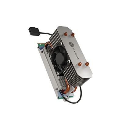 image ICY BOX M.2 Refroidisseur avec Ventilateur et dissipateur Thermique pour SSD M.2 NVMe et SATA jusqu'à 2280, Ventilateur Actif de 30 mm, Tapis de Dissipation Thermique Inclus