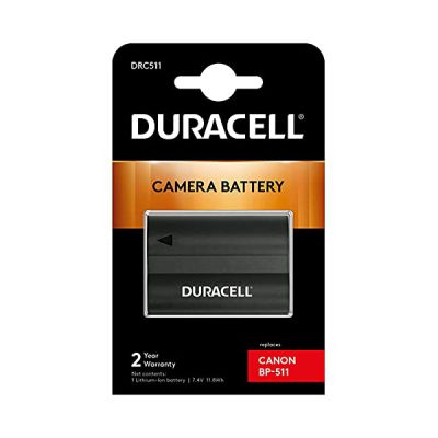 image Duracell DRC511 Batterie pour Appareil Photo Numérique Canon BP-511 1600 mAh
