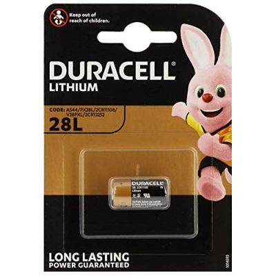 Duracell 28L Batterie au Lithium Haute Performance 2CR11108 Multicolore, 1 Pièce