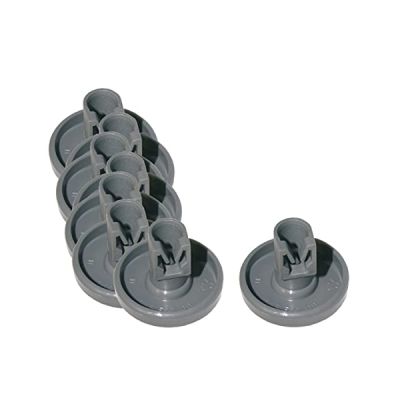 AEG 50286965004 Lot de 8 roulettes de panier de lave-vaisselle pour panier inférieur