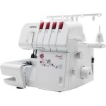 image produit BROTHER M343D Surjeteuse, Acier Inoxydable, Blanc, 34 x 32 x 33 cm