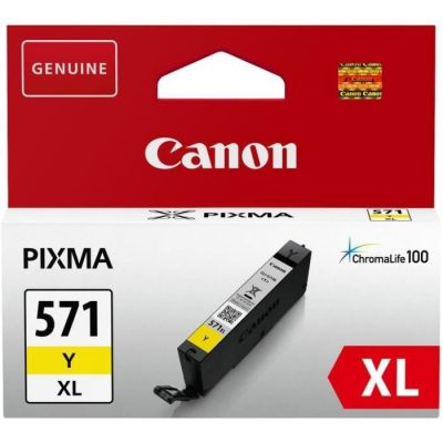 image Canon CLI-571XL Cartouche Y Jaune XL (Emballage carton)