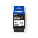 image produit Brother TZe-S221 | Ruban original Laminé adhésif puissant | 9 mm | Noir sur fond Blanc | 8M - livrable en France