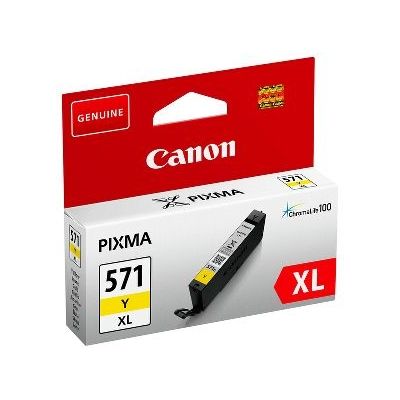 Canon CLI-571XL Cartouche Y Jaune XL (Pack plastique sécurisé)