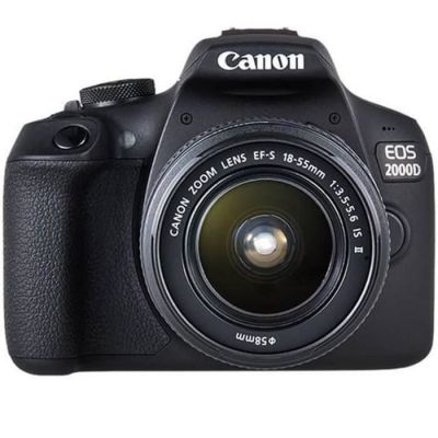 image Canon EOS 2000D Reflex Numérique + EFS 1855 mm F/3.55.6 IS II