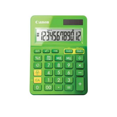 image Canon LS-123Calculatrice K-MGR EMEA DBL 12 Chiffres - Verte