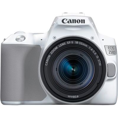 image Canon 250D Reflex numérique + EF-S 18-55mm f/4-5, 6 is STM - Blanc