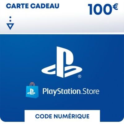 Carte cadeau numérique de 100€ à utiliser sur le PlayStation Store