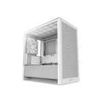 image produit NZXT H3 Flow – Boîtier PC Gaming Micro-ATX – Flux d’air optimisé – 1 Ventilateur 120 mm Inclus – GPU Taille Standard – Rad. 280 mm Avant, 240 mm Dessus – Carte mère Back-Connect – Blanc