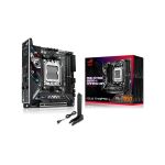 image produit ASUS ROG Strix B850-I Gaming WiFi AMD Mini-ITX Motherboard, 10+2+1 Power Stages, DDR5 Slots, Two M.2 Slots, PCIe® 5.0, WiFi 7, USB 20Gbps Type-C®, and Aura Sync RGB