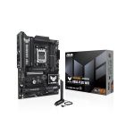 image produit ASUS TUF GAMING B850-PLUS WIFI AMD ATX motherboard, 14+2+1 80A DrMOS power stages, DDR5, PCIe 5.0 Ready, 3xM.2 slots, Wi-Fi 7, Realtek 2.5Gb Ethernet, DisplayPort, HDMI™, USB 20Gbps Type-C®, Aura Sync