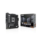 image produit ASUS TUF Gaming B850M-PLUS AMD mATX Motherboard, 14+2+1 80A DrMOS Power Stages, DDR5, PCIe 5.0 Ready, 3xM.2 Slots, Realtek 2.5Gb Ethernet, DisplayPort, HDMI™, BIOS Flashback™, Aura Sync