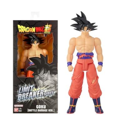 image BANDAI - Dragon Ball Super - Figurine géante Limit Breaker - Figurine Goku (Battle Damage Version) - Licence Officielle Dragon Ball - Grande Figurine Goku 30cm - Jouet Enfant 4 Ans et + - 36829