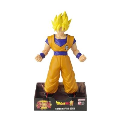 image BANDAI - Dragon Ball Super - Figurine géante Super Saiyan Goku - Figurine Collection Jumbo - Licence Officielle Dragon Ball - Statuette Goku 40cm pour Jouer, Exposer - Jouet Enfant 4 Ans et + - 38771